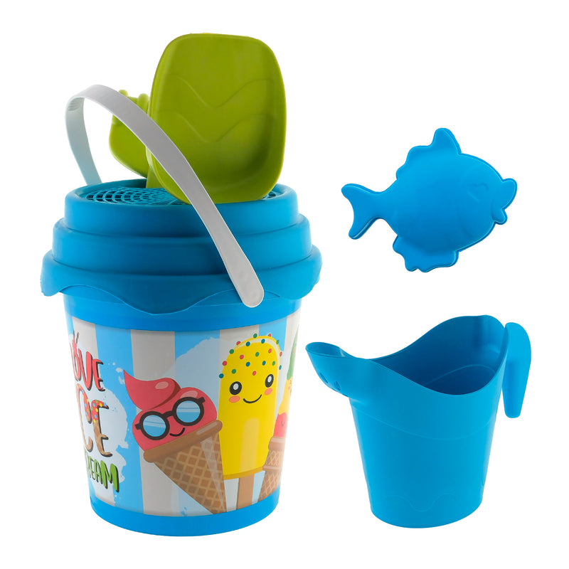 SECCHIELLO Ø 17CM CON ANNAFFIATOIO I LOVE ICECREAM