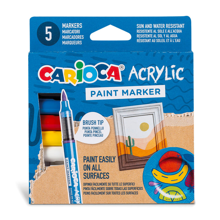 MARCATORI ACRILICI PAINT MARKER 5PZ
