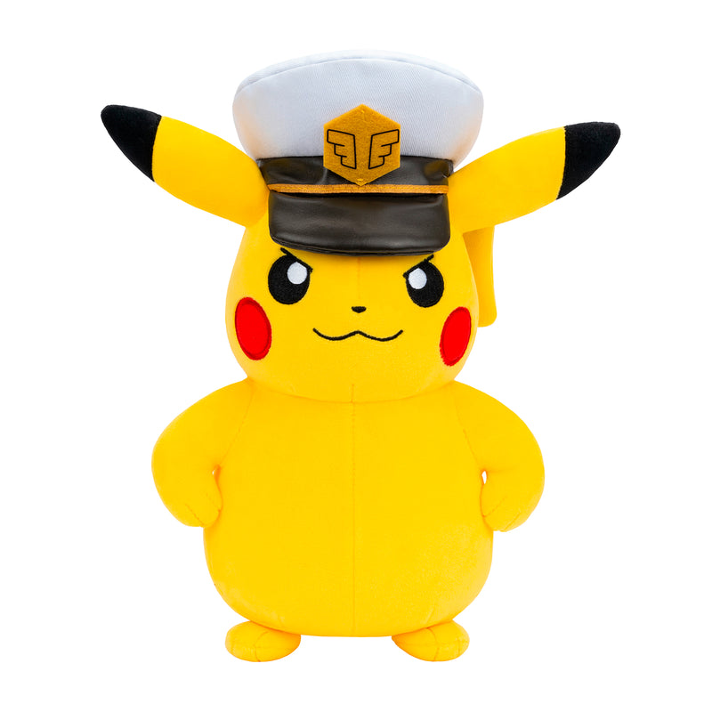 PELUCHE POKEMON CAPITAN PIKACHU 20CM