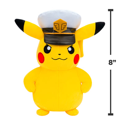 PELUCHE POKEMON CAPITAN PIKACHU 20CM