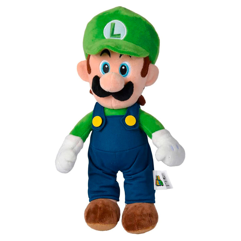 PELUCHE SUPER MARIO - LUIGI 30CM