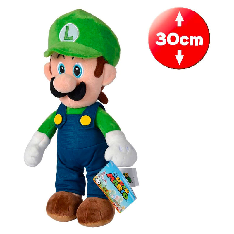 PELUCHE SUPER MARIO - LUIGI 30CM