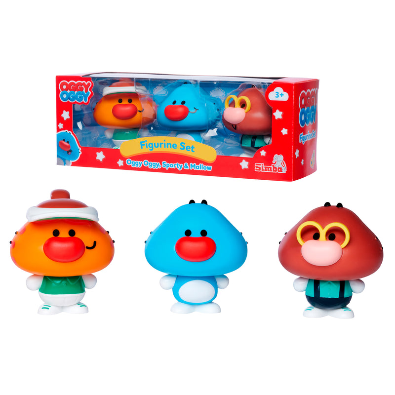 OGGY OGGY SET 3 PERSONAGGI