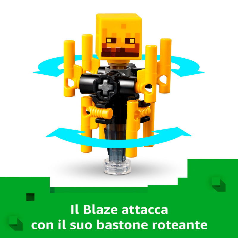 LEGO 21266 MINECRAFT BATTAGLIA SUL PONTE DEL NETHER