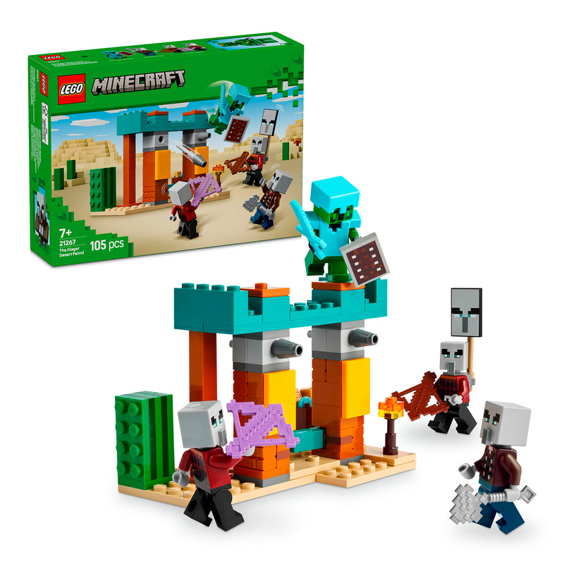 LEGO 21267 MINECRAFT PATTUGLIA NEL DESERTO DELLA BESTIA