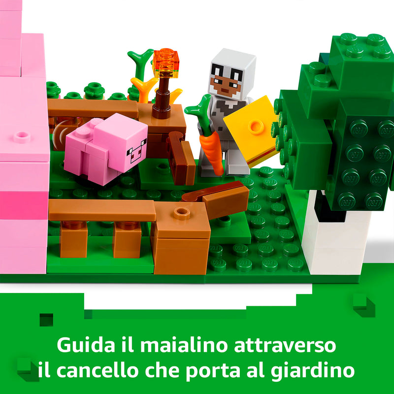 LEGO 21268 MINECRAFT LA CASA DEL MAIALINO