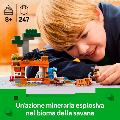 LEGO 21269 MINECRAFT SPEDIZIONE NELLA MINIERA DELL'ARMADILLO