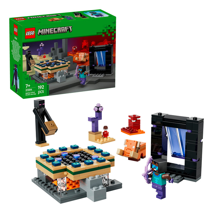 LEGO 21584 VIAGGIO NEL PORTALE DEL NETHER E DELL&