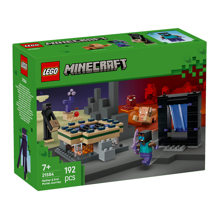 LEGO 21584 VIAGGIO NEL PORTALE DEL NETHER E DELL&