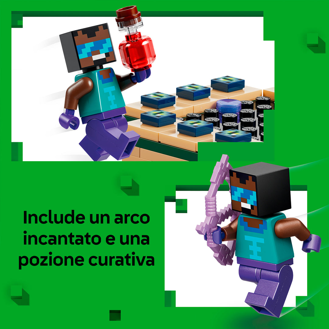 LEGO 21584 VIAGGIO NEL PORTALE DEL NETHER E DELL&