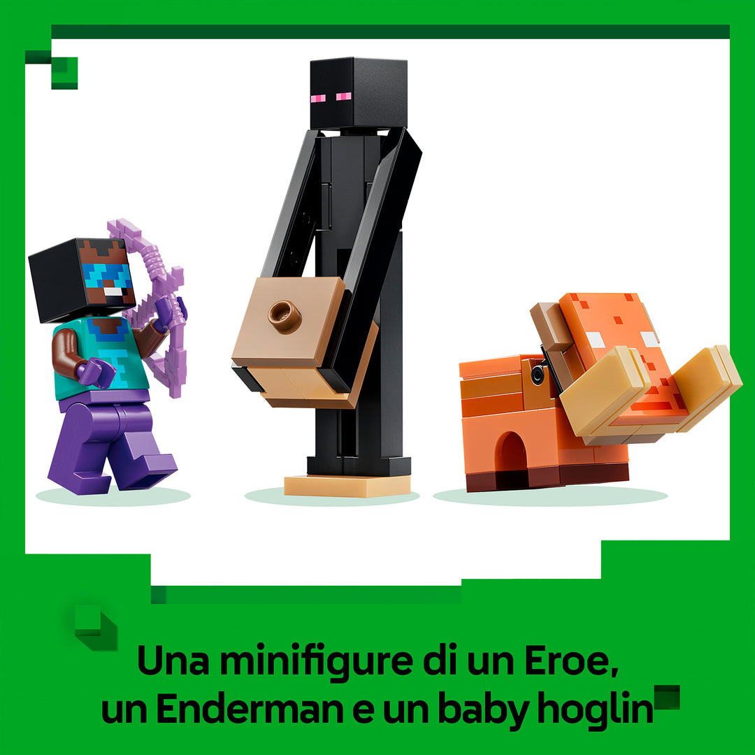 LEGO 21584 VIAGGIO NEL PORTALE DEL NETHER E DELL&