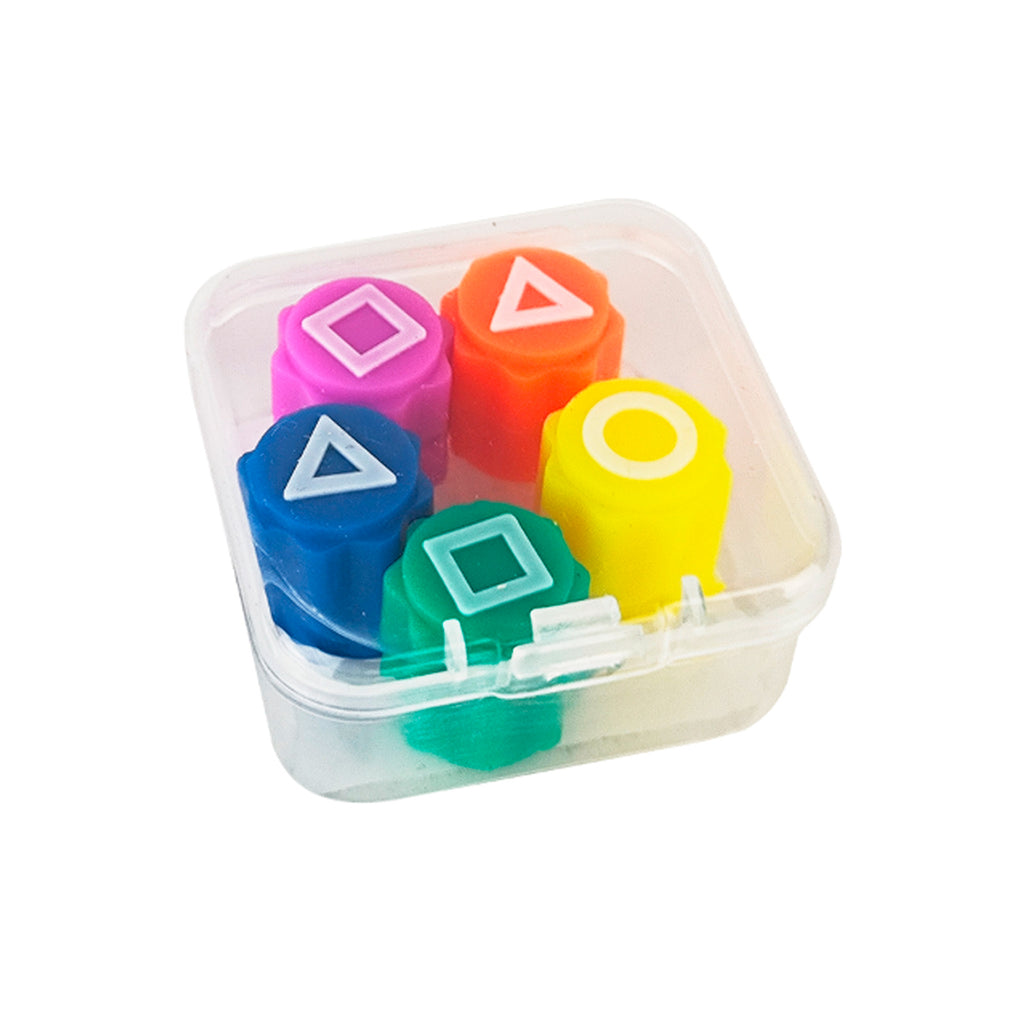 Bicchieri Gioco Coreani - Set Da 6 In Cartoncino Con Forme Cerchio, Quadrato E Triangolo, Capacità 355 Ml - Foto 11