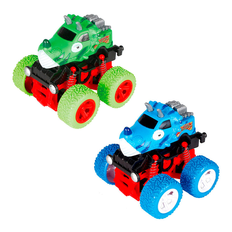 MONSTER DINO CAR ACROBATICO A FRIZIONE