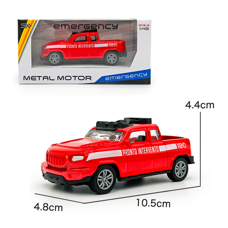 AUTO DIE-CAST EMERGENCY 1:43 A RETROCARICA