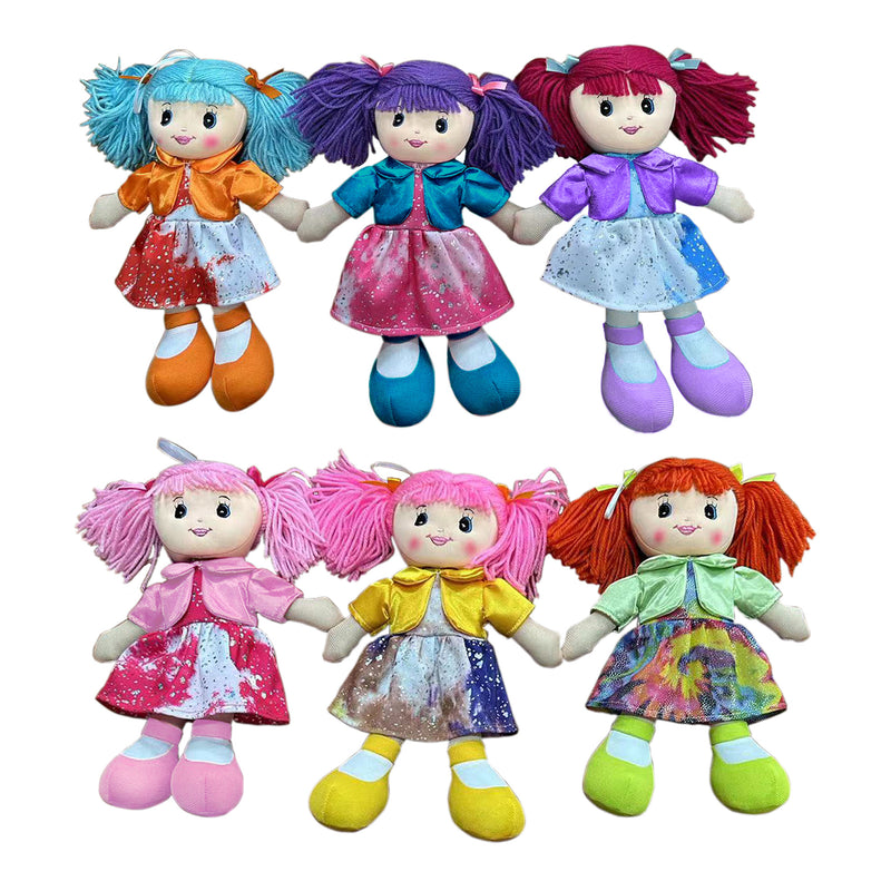 BAMBOLA DI PEZZA PACIOCCHINE RAINBOW 40CM