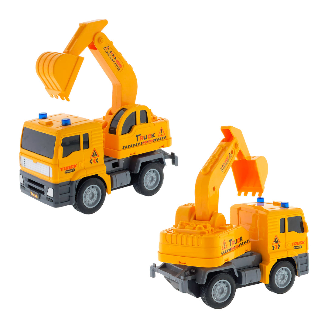 CAMION LAVORO A FRIZIONE CON LUCI E SUONI