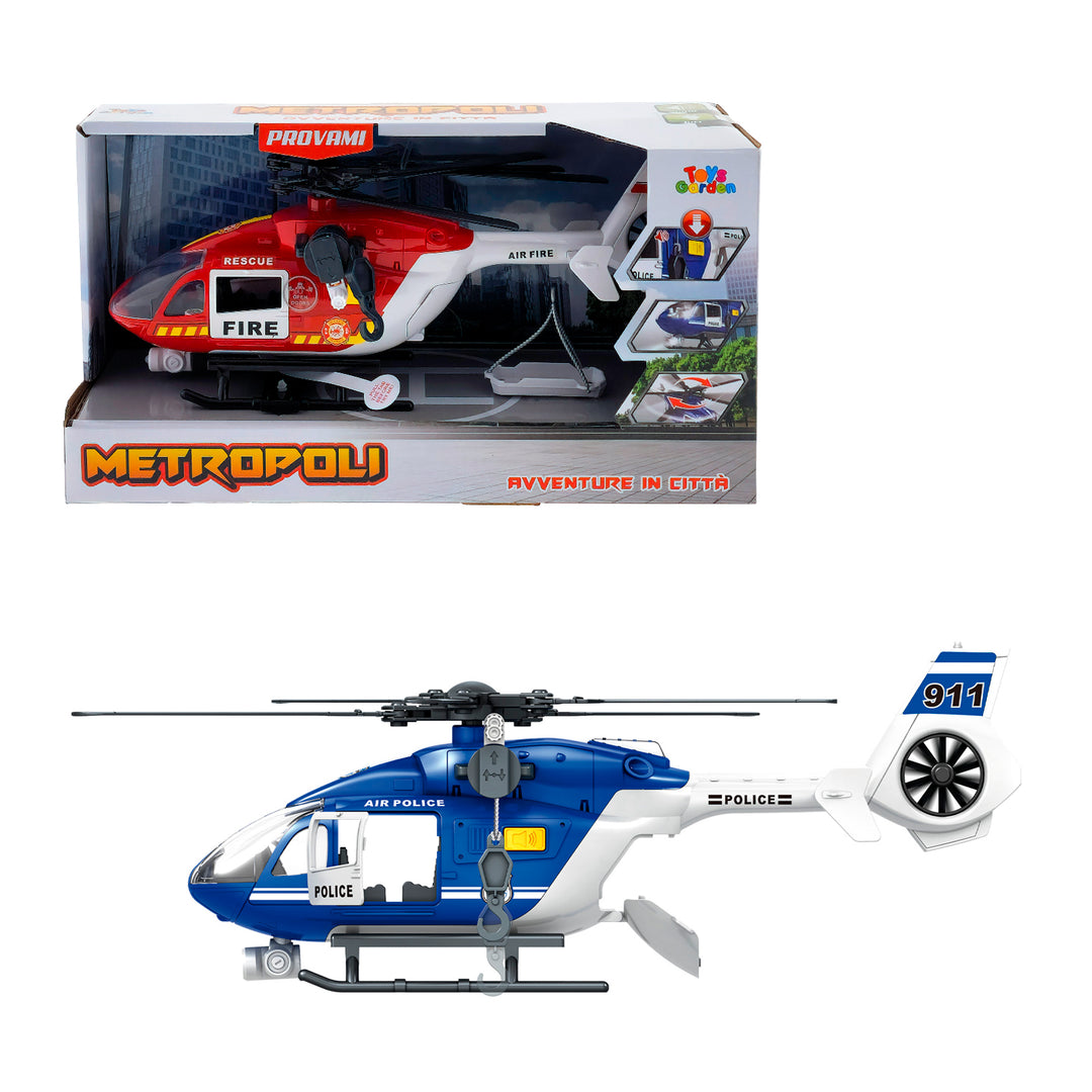 ELICOTTERO RESCUE CON LUCI E SUONI