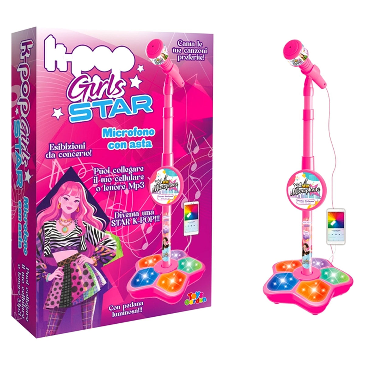 K-POP MICROFONO CON ASTA