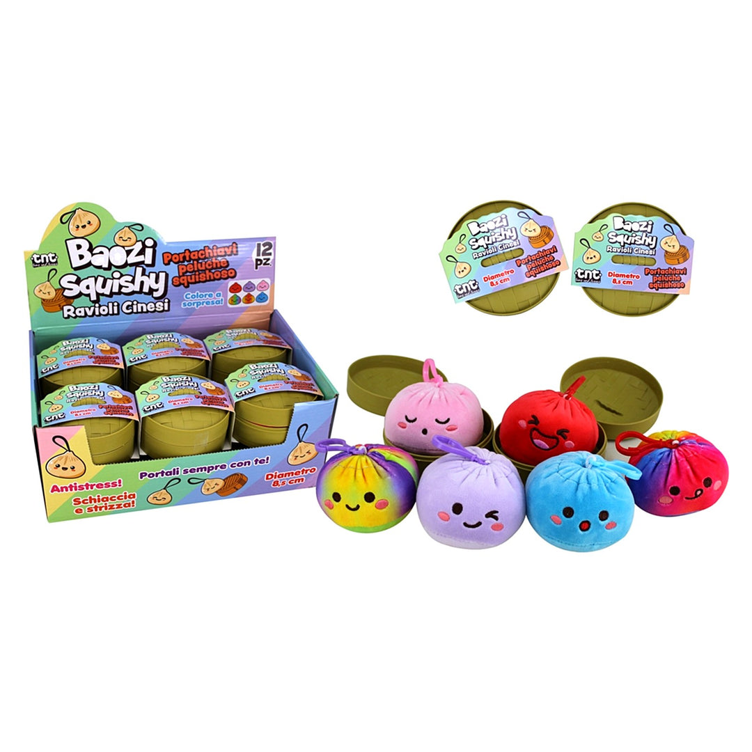 TNT SQUISHY BAOZI PORTACHIAVI 8,5 CM