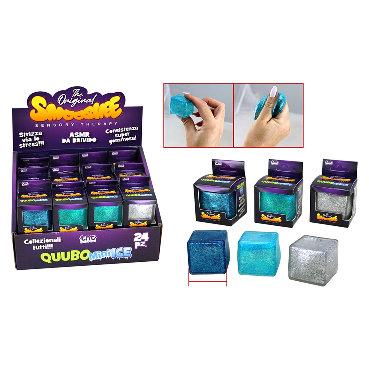TNT SMOOSHEE QUUBO ICE MINI 4 CM