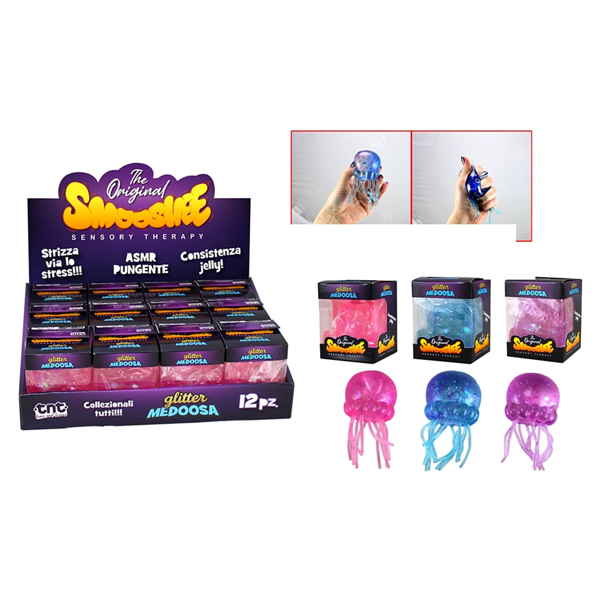 TNT SMOOSHEE MEDOOSA GLITTER 8 CM
