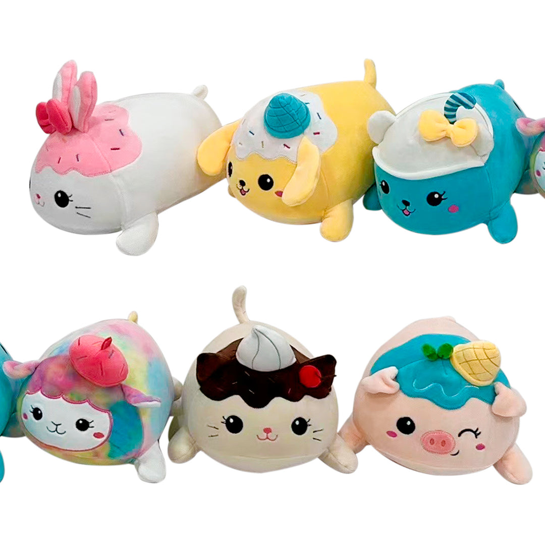PELUCHE TNT KAWAII DESSERT ANIMALS 24CM