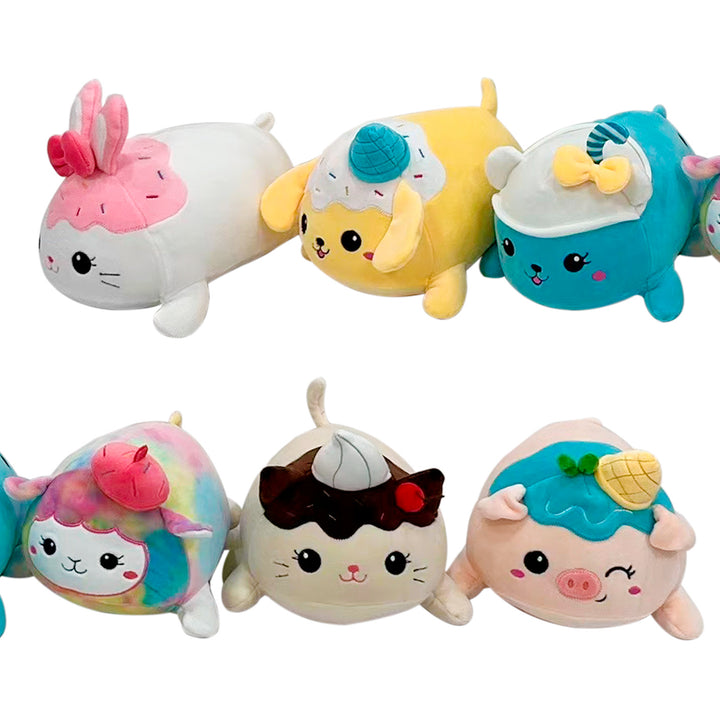 PELUCHE TNT KAWAII DESSERT ANIMALS 24CM