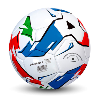 PALLONE DA CALCIO SAMBA STRIPE TRICOLORE MISURA 5