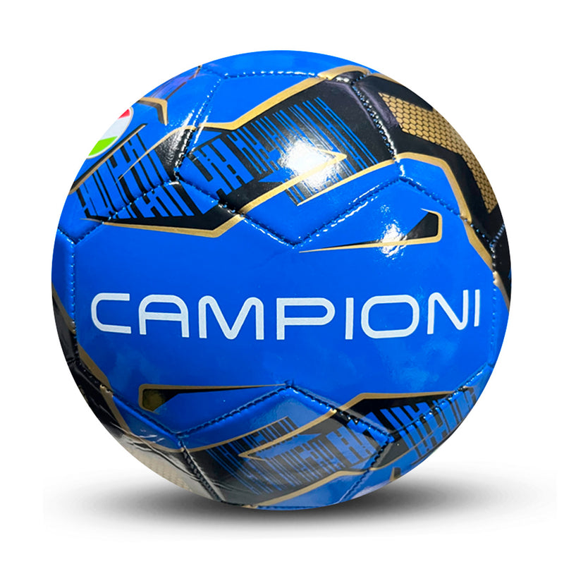 PALLONE DA CALCIO SAMBA CAMPIONI NEROAZZURRO MISURA 5