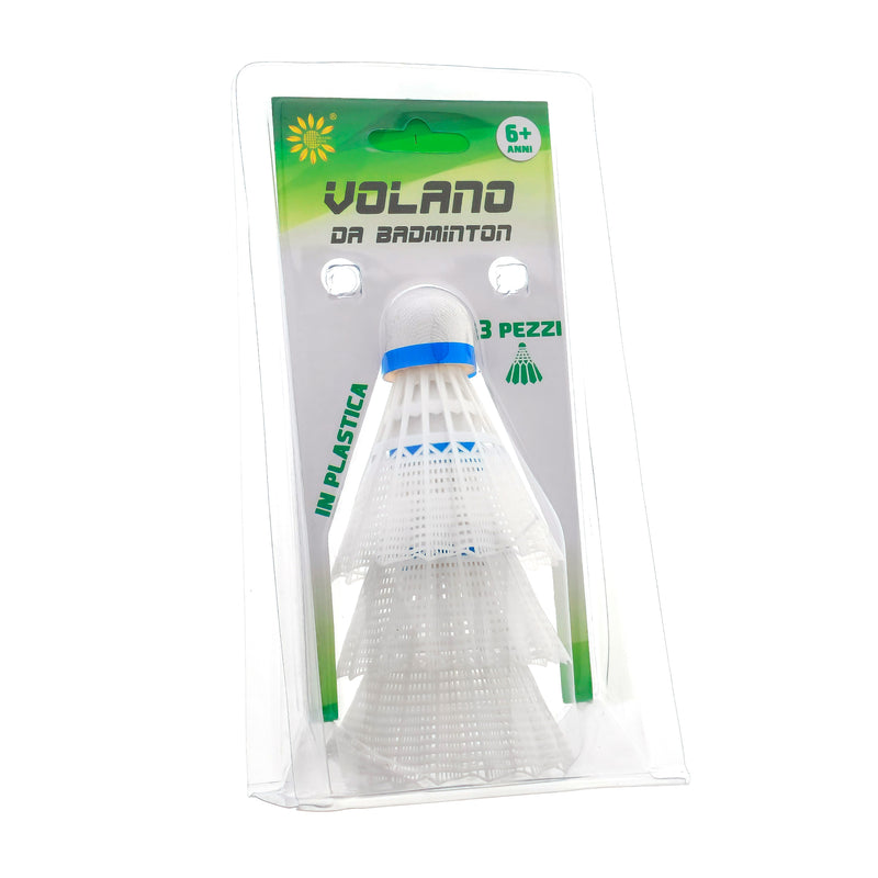 SET 3 VOLANI DA BADMINTON IN NYLON