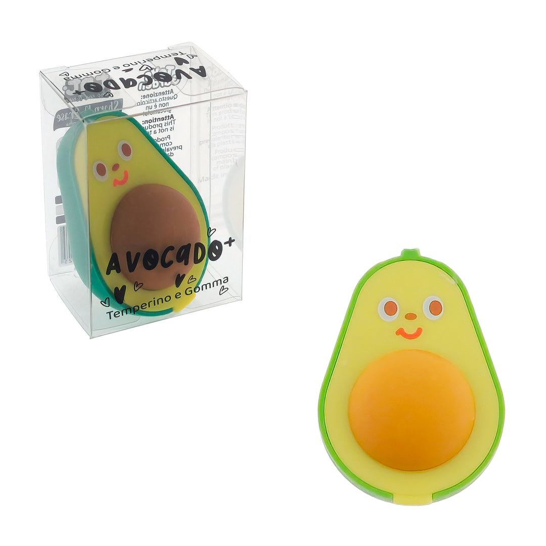 SHARP N ERASE AVOCADO - TEMPERINO E GOMMA