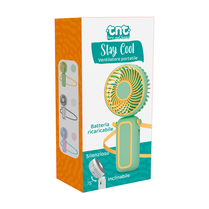 STAY COOL MINI VENTILATORE USB PORTATILE CON LACCIO
