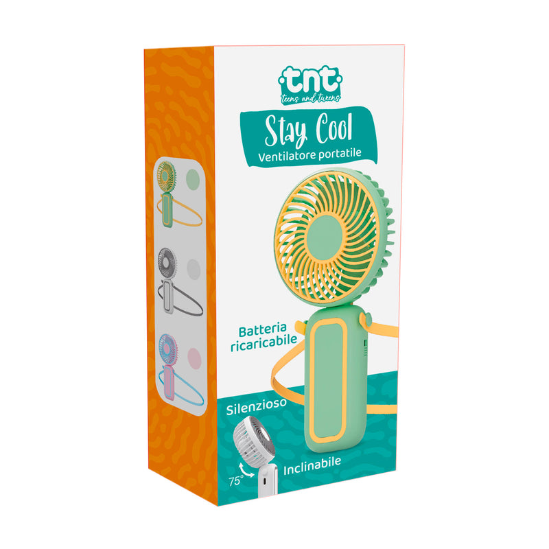 STAY COOL MINI VENTILATORE USB PORTATILE CON LACCIO