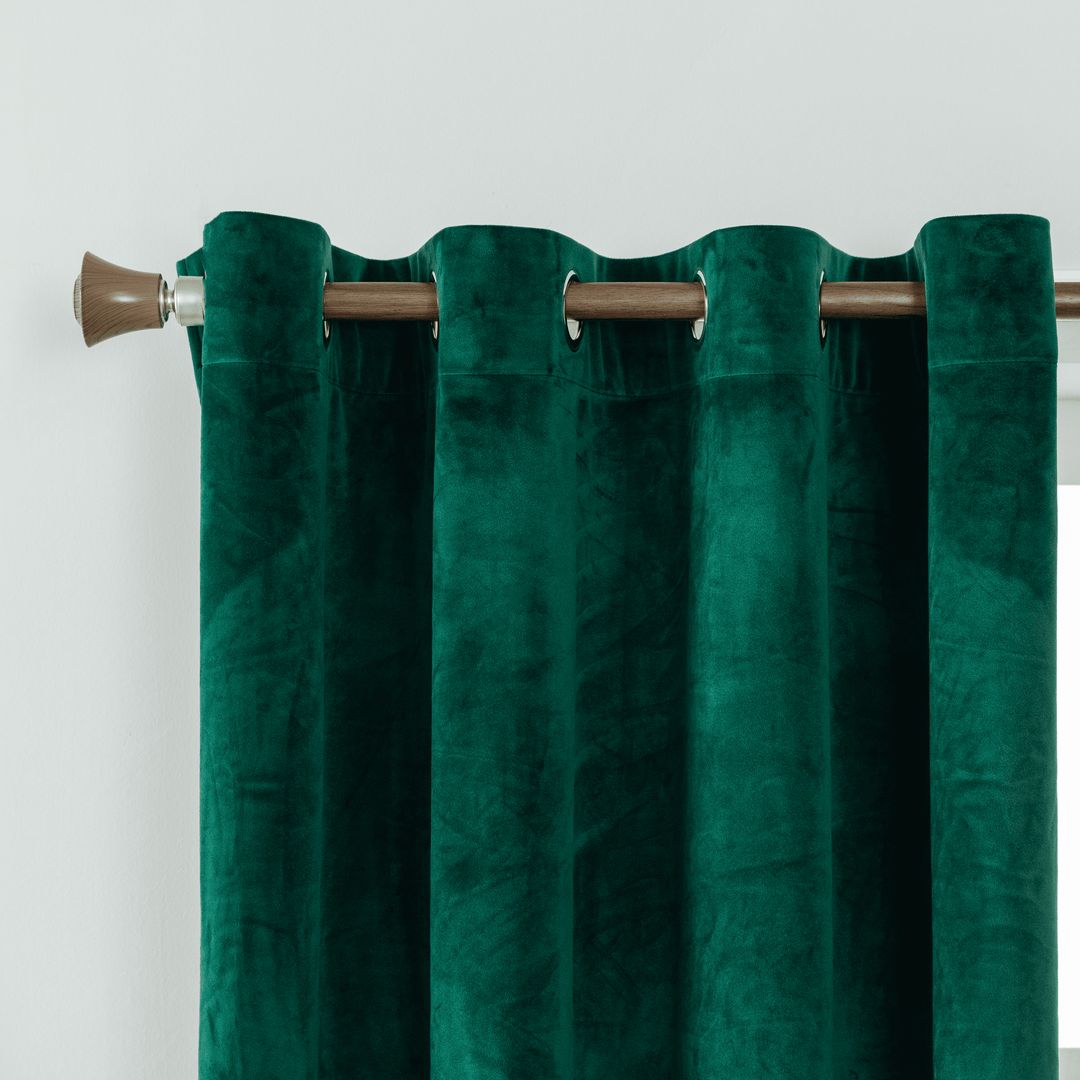 TENDA ADELAIDE OSCURANTE IN VELLUTO 1 PANNELLO 140X240CM VERDE