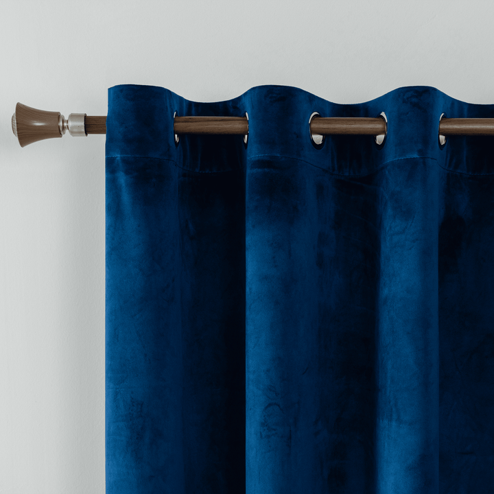 TENDA ADELAIDE OSCURANTE IN VELLUTO 1 PANNELLO 140X280CM BLU
