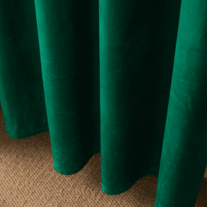TENDA ADELAIDE OSCURANTE IN VELLUTO 1 PANNELLO 140X240CM VERDE