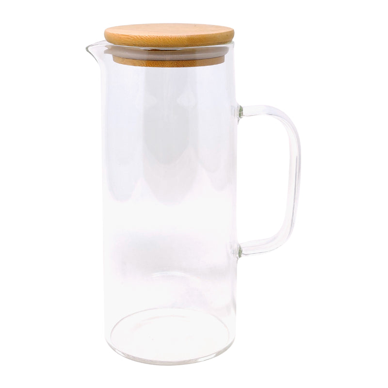 CARAFFA IN VETRO CON TAPPO IN LEGNO 1000 ML