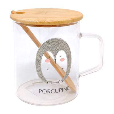 BOCCALE IN VETRO CON TAPPO E CUCCHIAINO IN LEGNO 380 ML