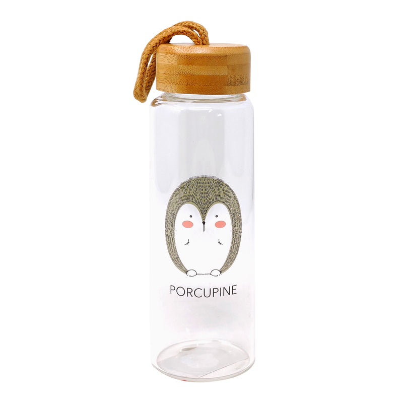 BOTTIGLIA IN VETRO CON TAPPO IN LEGNO 325 ML