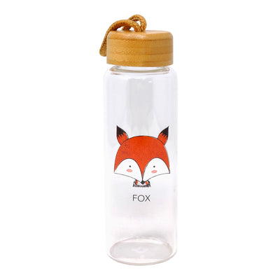 BOTTIGLIA IN VETRO CON TAPPO IN LEGNO 325 ML