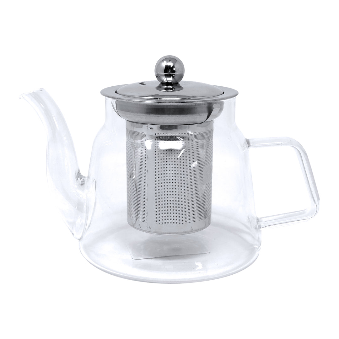 TEIERA IN VETRO CON INFUSORE 600 ML