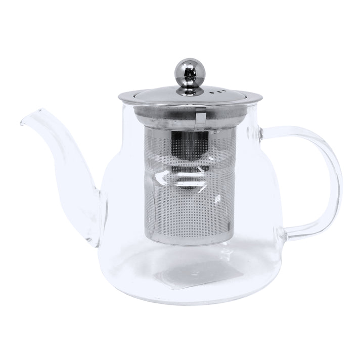 TEIERA IN VETRO CON INFUSORE 600 ML