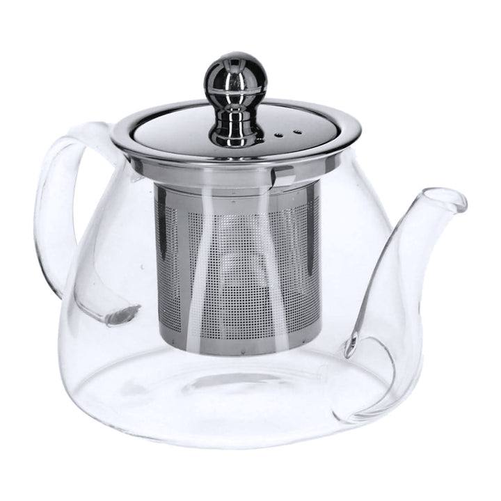 TEIERA IN VETRO CON INFUSORE 600 ML