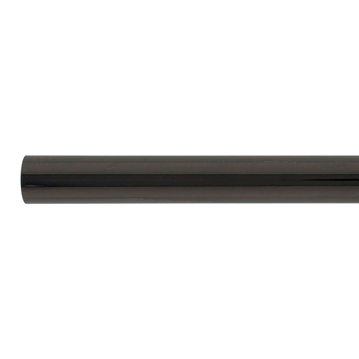 ASTA ALLUNGABILE 185-350CM IN FERRO NICHEL NERO