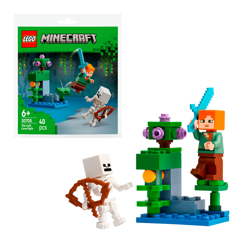 LEGO 30705 MINECRAFT DUELLO NELLA GROTTA LUSSUREGGIANTE