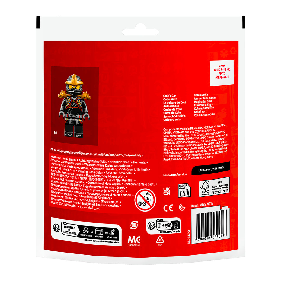 LEGO 30723 AUTO NINJA DI COLE