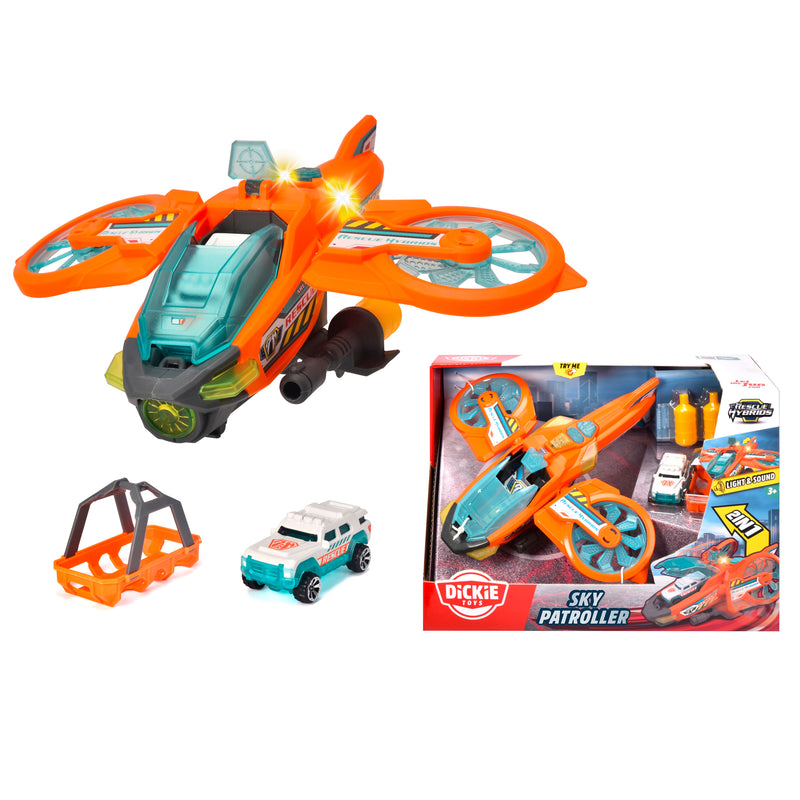 DICKIE TOYS - SKY PATROLLER CON LUCI E SUONI