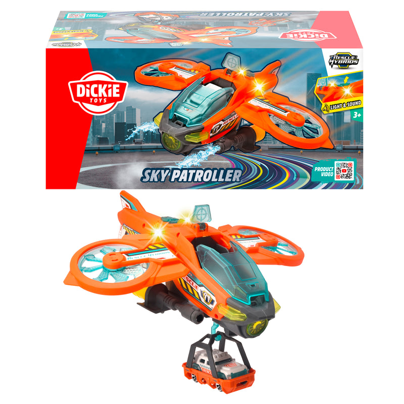 DICKIE TOYS - SKY PATROLLER CON LUCI E SUONI