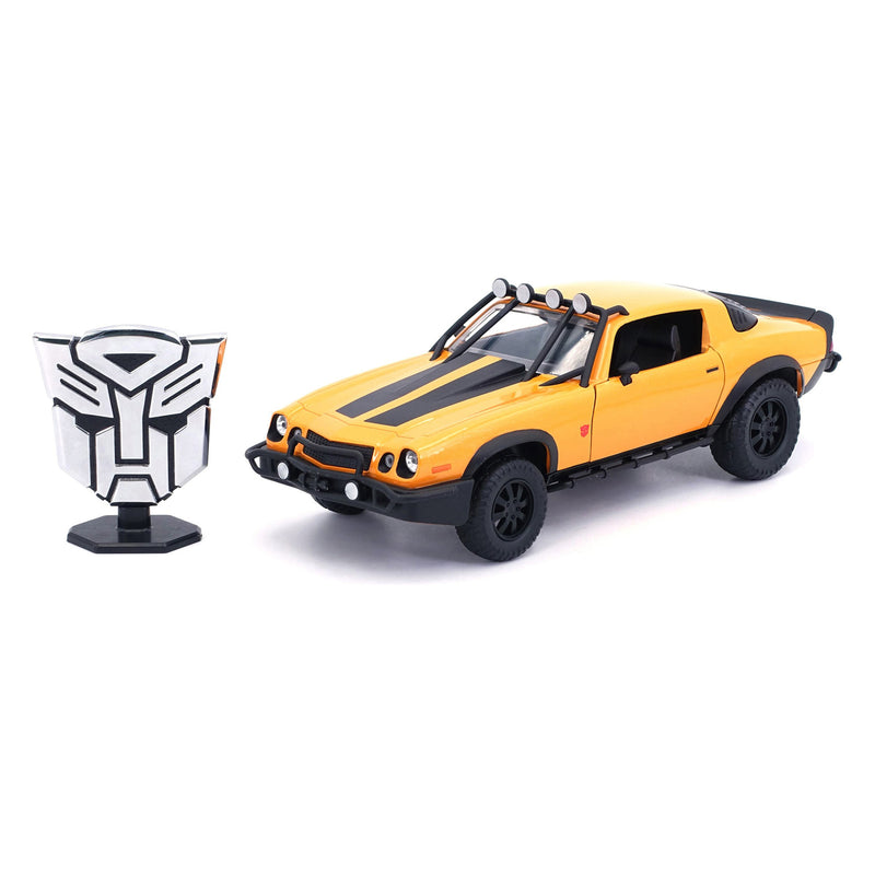 JADA TRANSFORMERS 1977 CHEVROLET CAMARO BUMBLEBEE IN DIE CAST