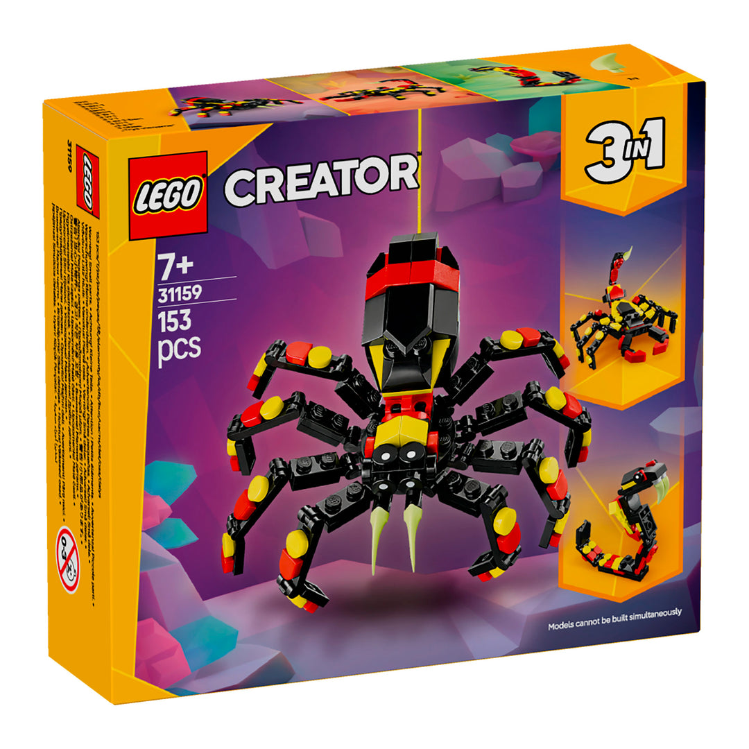 LEGO 31159 ANIMALI SELVATICI: RAGNO TRASFORMISTA
